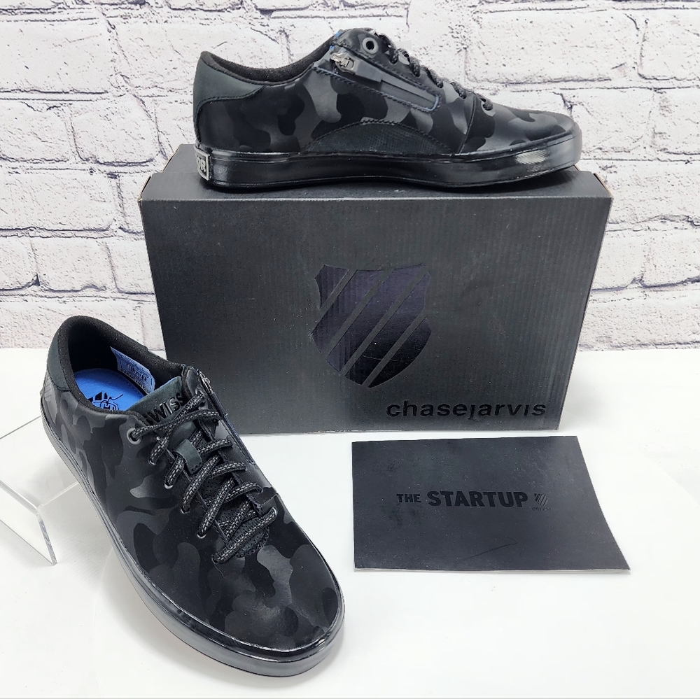 K-SWISS Court Pro Startup X Chase Jarvis NIB - Sneaker, leather, size 7